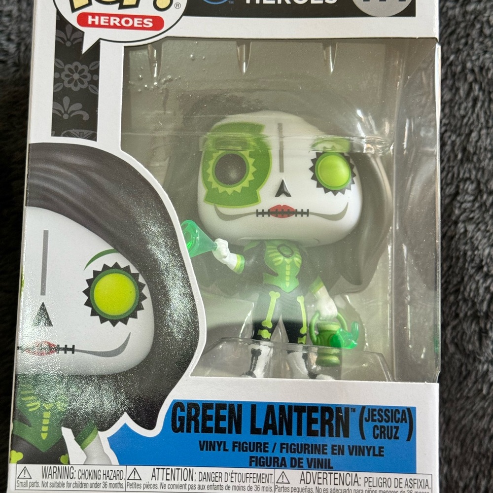 FUNKO POP! DC Heroes Green Lantern Jessica Cruz # 411 Dia De Los Muertos‎